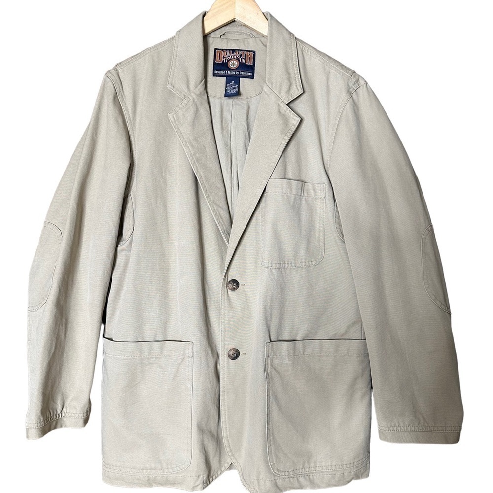 Duluth Trading Co Men's Khaki Fire Hose Presentation Jacket Size Medium